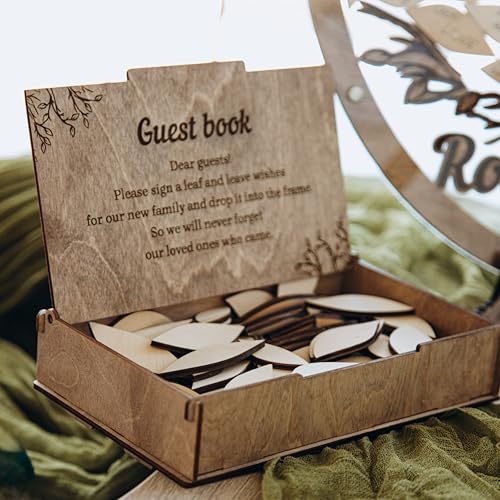 Wedding By Eli Tree Leaves Guest Book thumb #3