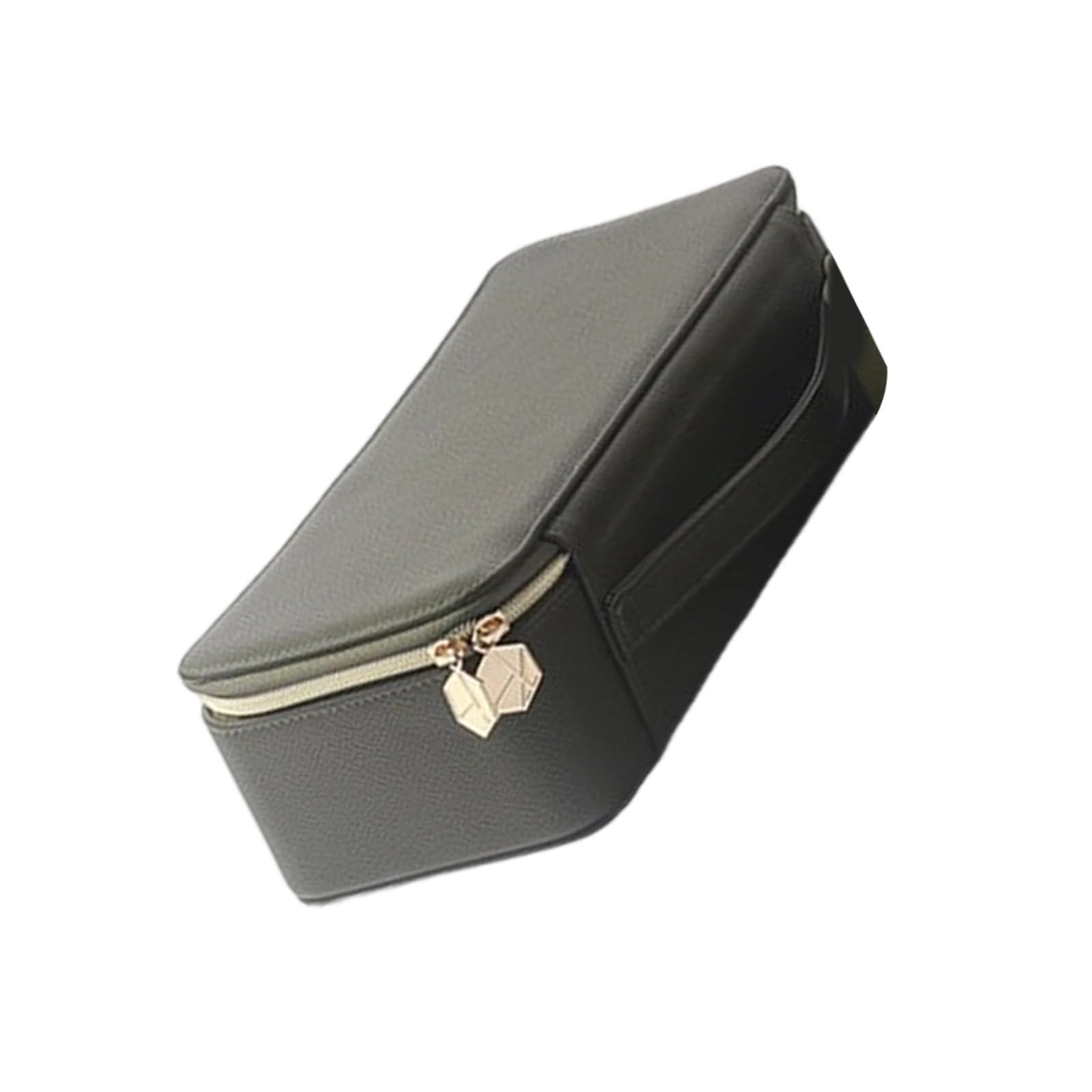 Schmuckschatulle mit mehreren Fächern, reisefreundliches Design, 20 Taschen, PU Materialien, Organizer für Ohrringe, Halsketten, sichere Schließung, Aufbewahrungslösung, PU Schmuck Aufbewahrungsbox