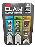 3M Claw Drywall Picture Hangers, 8 Hangers