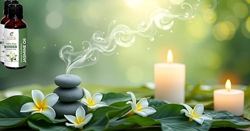 Miniatura 4 de Sheer Essence Aceite de jazmín de 0.51 onzas líquidas Aceite esencial de jazmín 100% puro, natural, sin diluir, sin cortar, grado terapéutico,