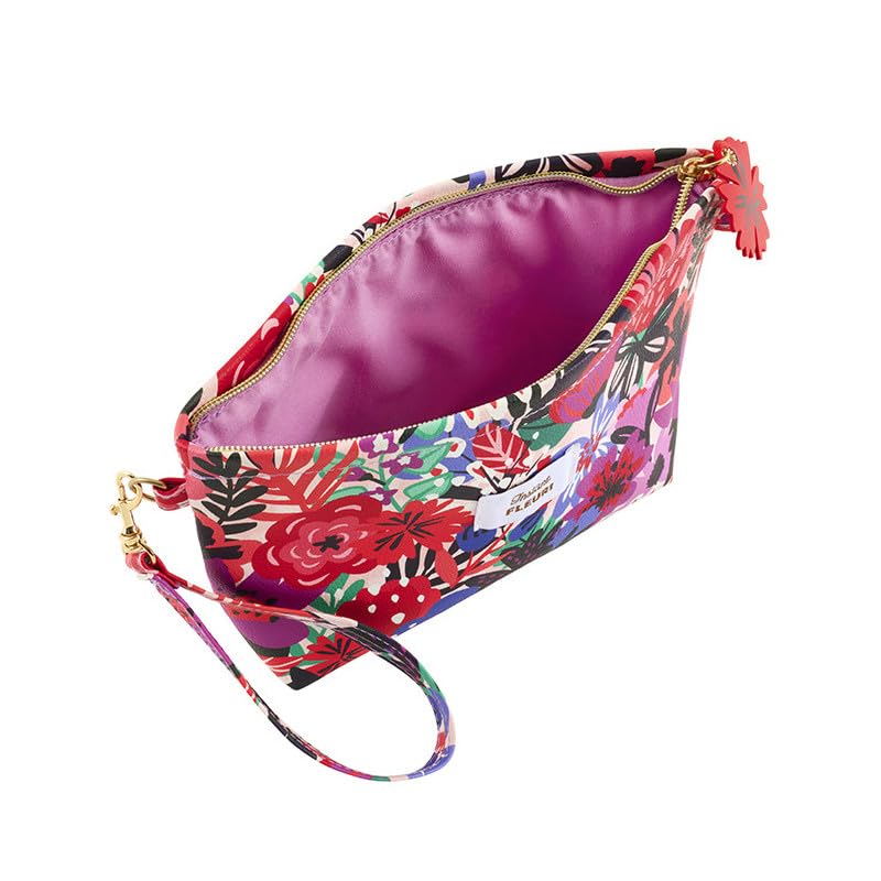 DLP - Malice Instant Floral Pencil Case, Multicolored, Makeup Bag