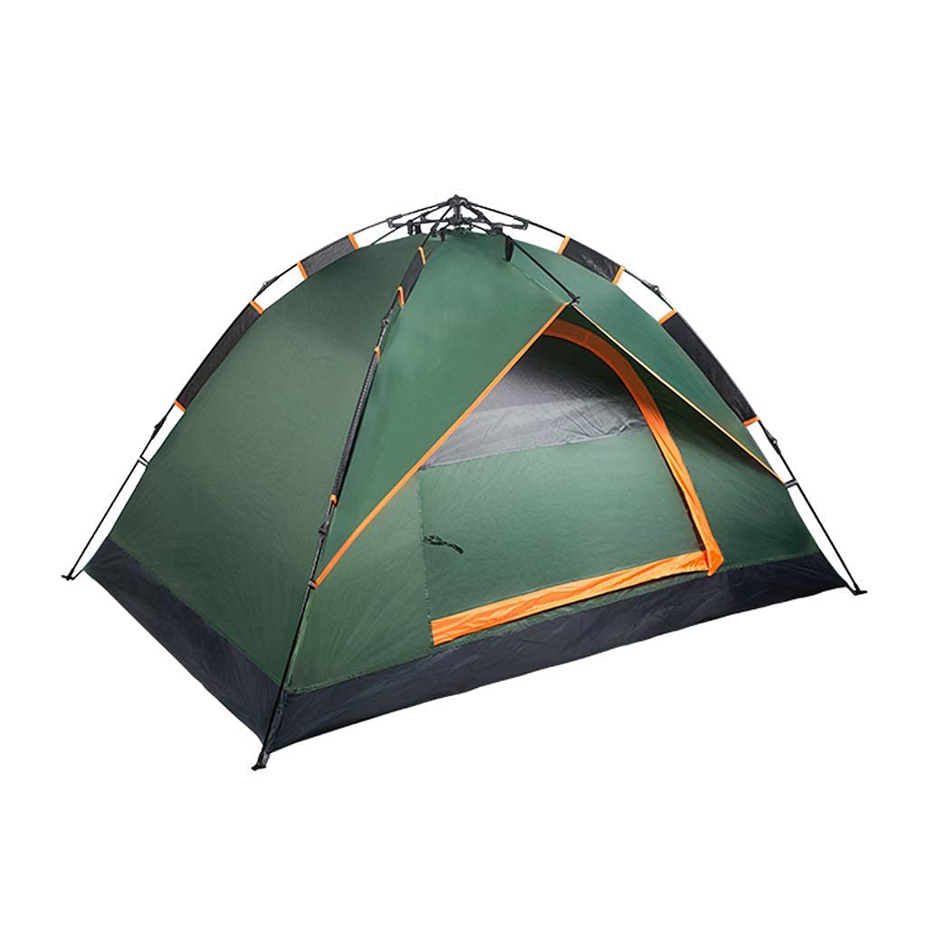 Camping Tent Automatic Pop Up Lightweight Dome Tent Thicken Rainproof 3-4 Person Family Tent Outt Tent
