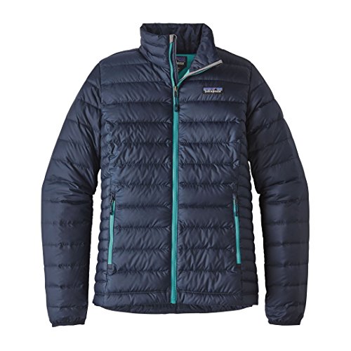 Patagonia Women's Down Sweater Jacket (M, Navy Blue/Strait Blue)