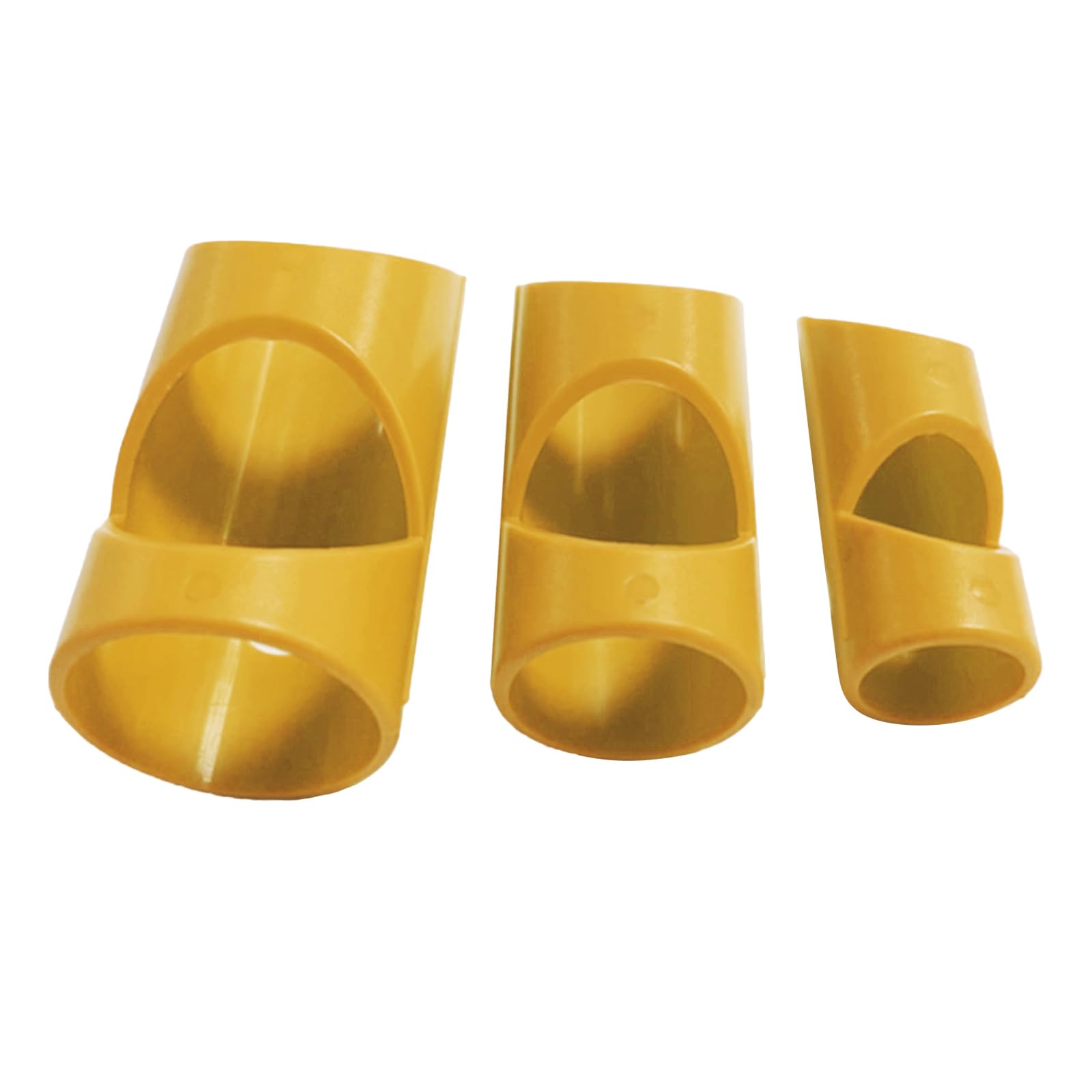 Hdoytxxm Yellow 3Pcs Foam Pipe Cutter Tool Insulation Cutting Guide Insulation Fixture Lagging Cutter