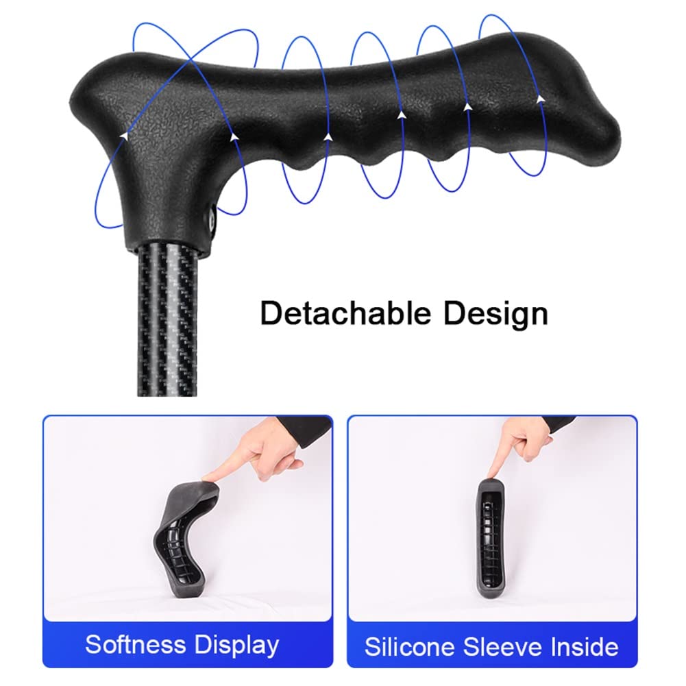 YRYRYW Muletas de Aluminio para Axilas para Adultos, bastón Regulable para Lesiones o Soporte quirúrgico, con Reflector y Mango cómodo Household faucets