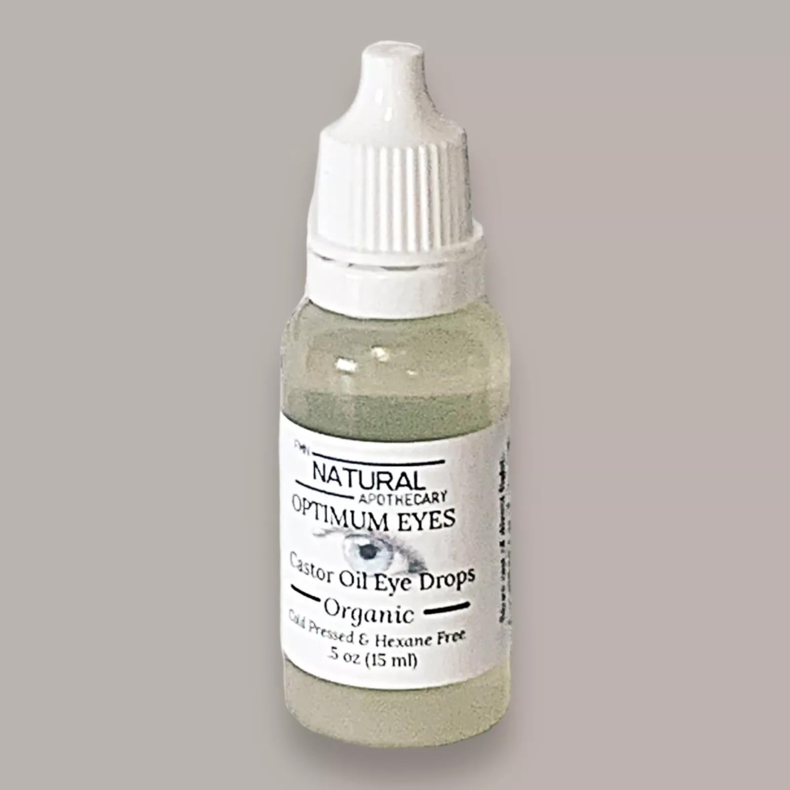 Organic Castor Oil Eye Drops - FMN Nature Apothecary 100 Pure Cold Pressed Hexane Free Soothes Dry Irritated