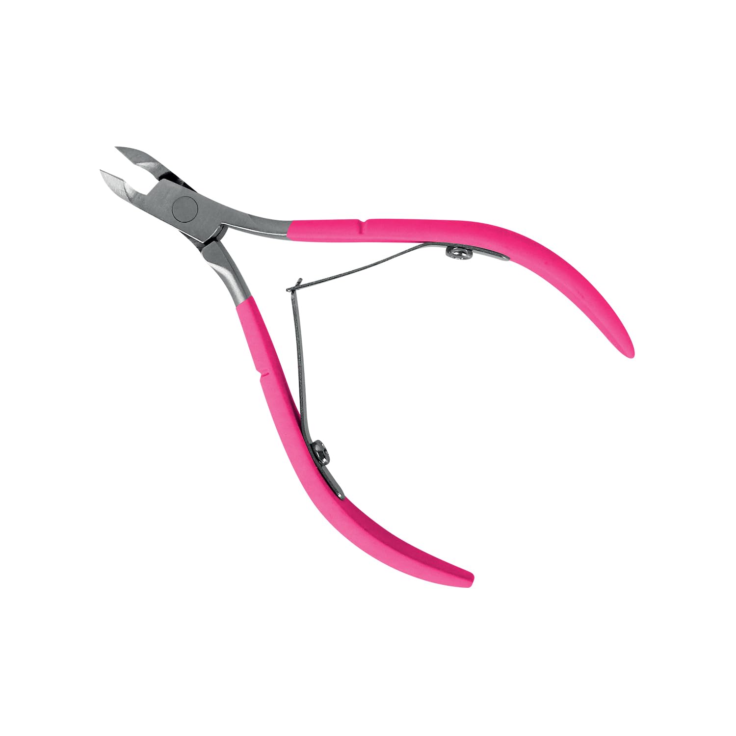 2EASY - Cuticles Nipper tronchesino tagliaunghie di precisione - tronchesino professionale per cuticole in acciaio inox - manicure mani e pedicure piedi - unghie incarnite (Rosa)