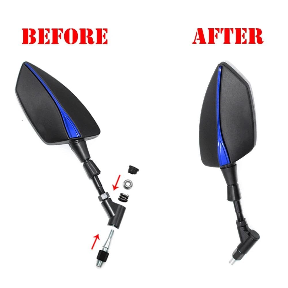 Motorrad Spiegel Für Yamaha XSR125/XSR700 - Verstellbar, Bruchsicher, Erweitertes Sichtfeld