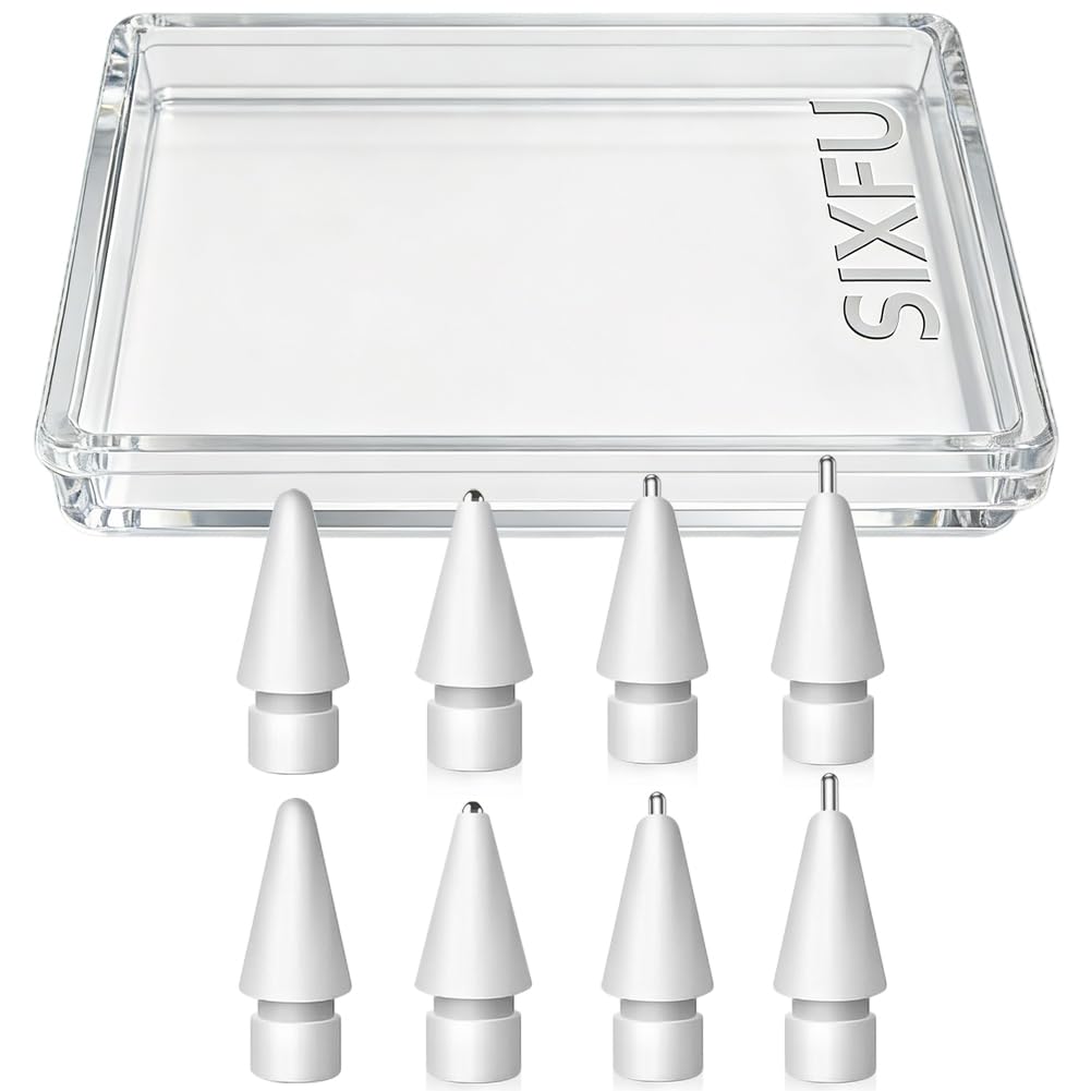 Apple Pencil & Apple Pencil Tips セット Amazon.com: Storage Box with Lid and 5 Pack Pencil Tips for Apple