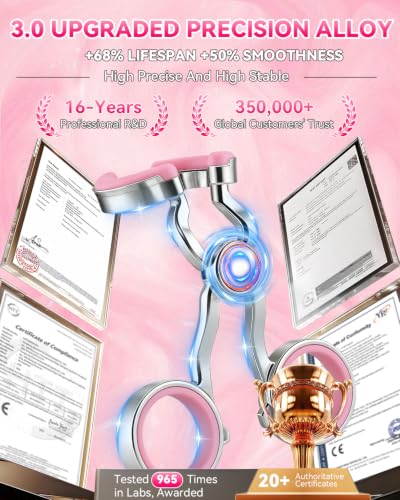 Image of 2026 Upgraded Contact Lens Applicator Tool【3-Step Easy Wear】【3.0 Precision Alloy & Natural Silicone】 0 Shift, Ultra-Smooth Lens Insertion Removal Kit for Home Travel Use (Rose Pink)