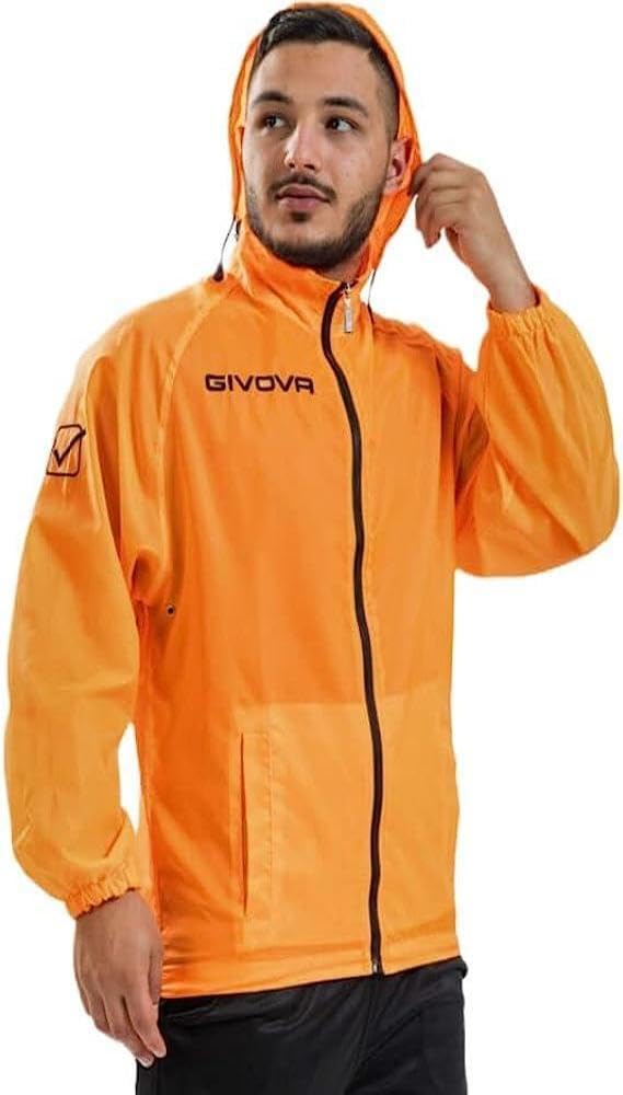 Givova, rain basic, orange fluo, L
