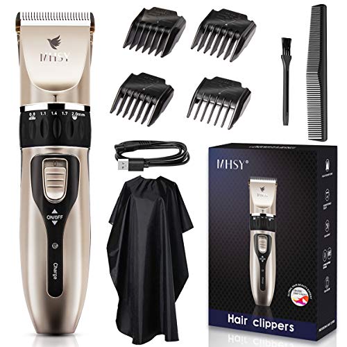 Professional Haarschneidemaschine Profi Haarschneider für Männer, wiederaufladbares Akku-Haarschneider-Set mit Keramikklinge für den