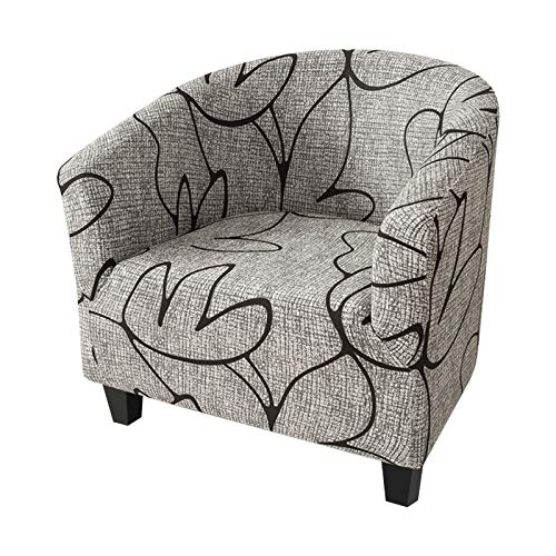 HOTNIU Sesselhusse Stretch, Sesselschoner Sesselüberwurf Cocktailsessel Hussen, Sofaüberwurf Couch Überwurf Sesselbezug Sesselüberwurf elastisch Sessel Überzug, Muster SL Cover