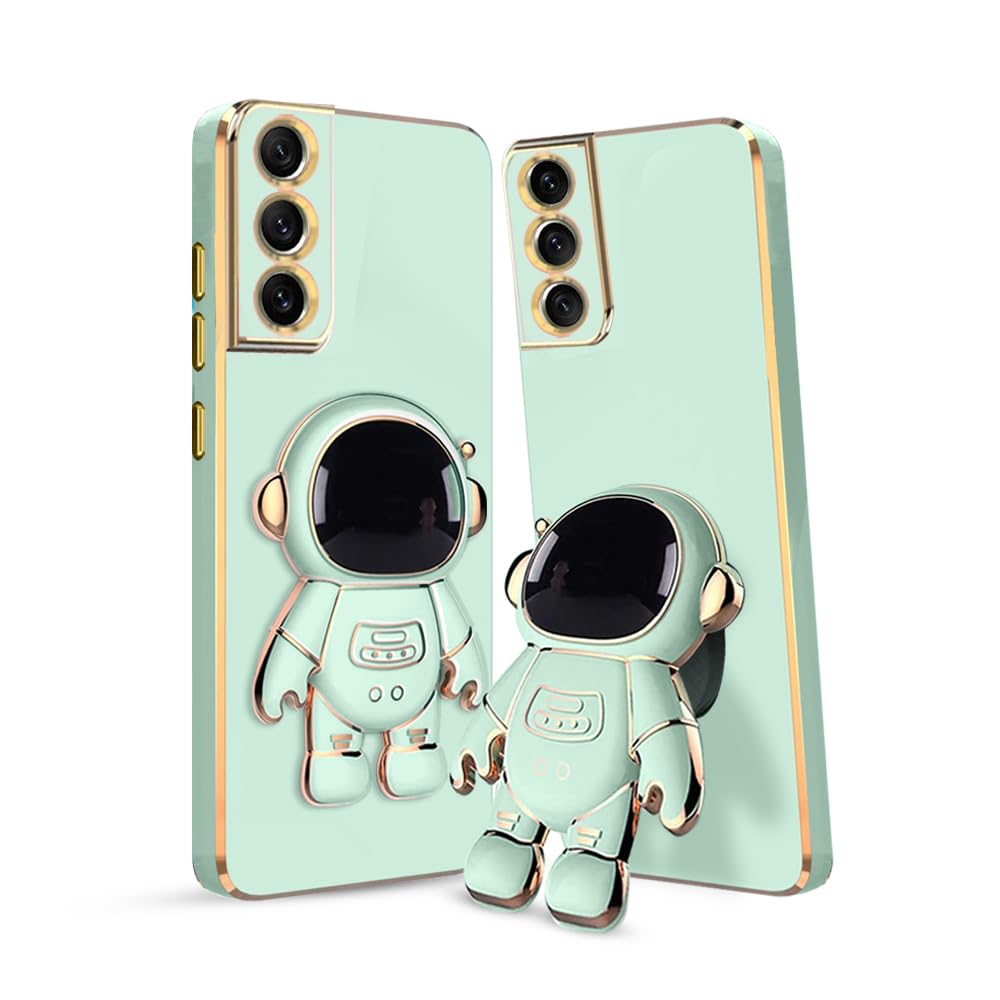 KARWAN®️ 3D Astronaut with Folding Stand Back Cover Case Compatible for Samsung Galaxy S21 FE | Slim electroplated case | Stand case | Soft TPU | Space Astro Theme | Camera Protection-Black (B0CQYF253S) Amazon Price History, Amazon Price Tracker