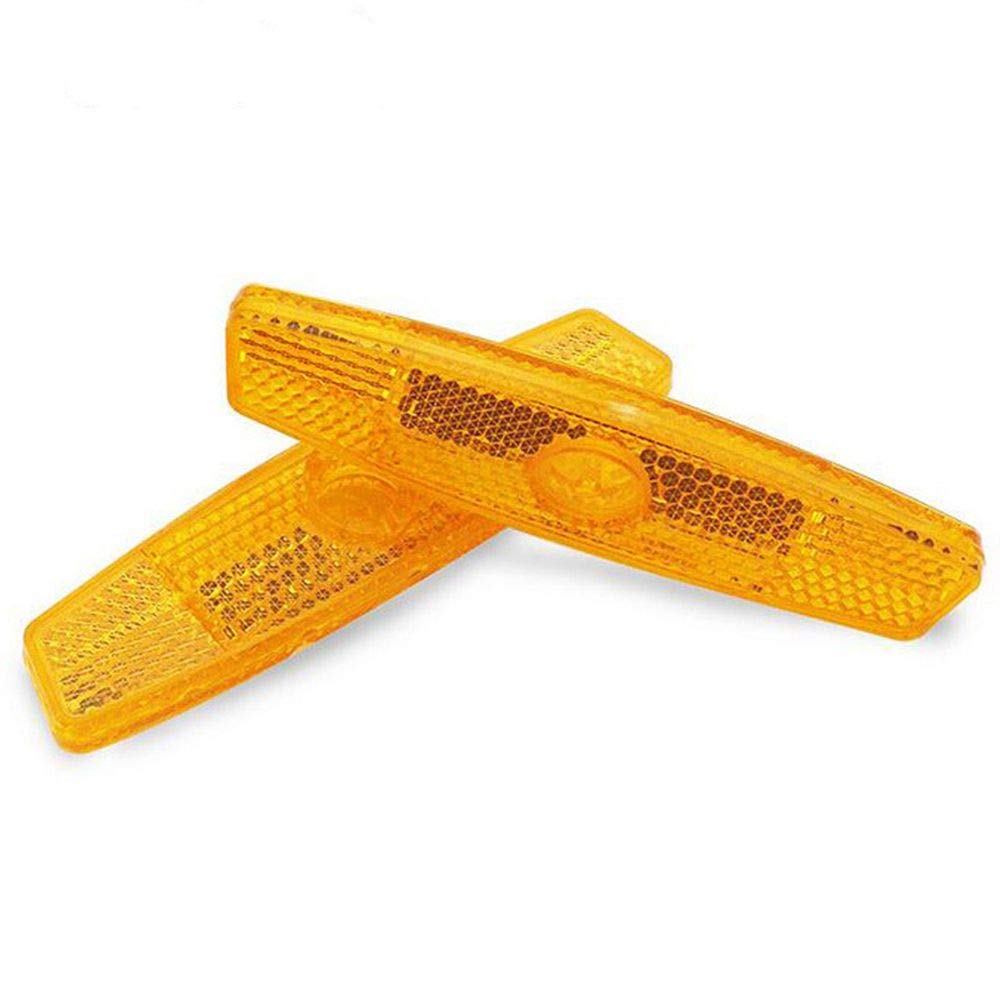 Bicycle Wheel Reflector Set Orange: Husky Bicycles Bicycle Wheel Reflector Set Orange: Husky Bicycles