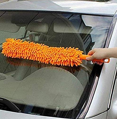 S R EXCLUSIVE Foldable Multipurpose Microfiber Flexible Brush for Car, Home Interior Clean Flexible Bendable Washable Duster Wet and Dry Duster