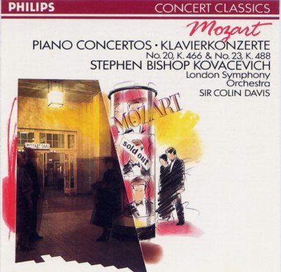 Piano Concerti 20 & 23 [Audio CD] Mozart; Kovavevich; Davis and Lso