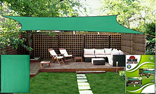 Shalimar Multipurpose Shade Net/Agro Net/Green Net - 75% (Green Colour) (10 ft x 15 ft)