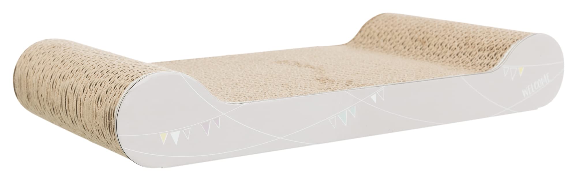 Junior Plateau griffoir - TRIXIE - 38 x 6 x 18 cm - Gris clair