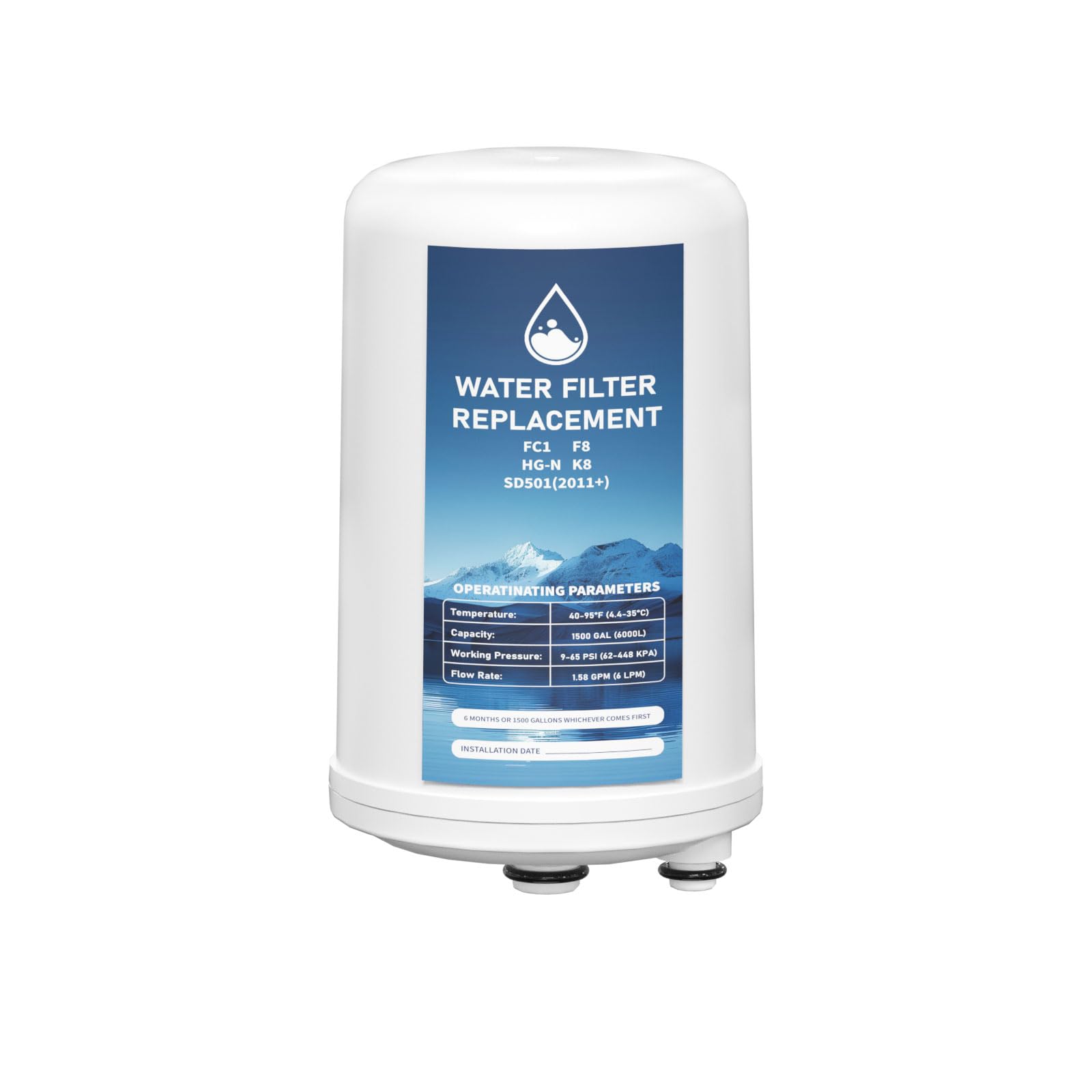 Photo 1 of Elovener K8 Water Filter Replacement Cartridge