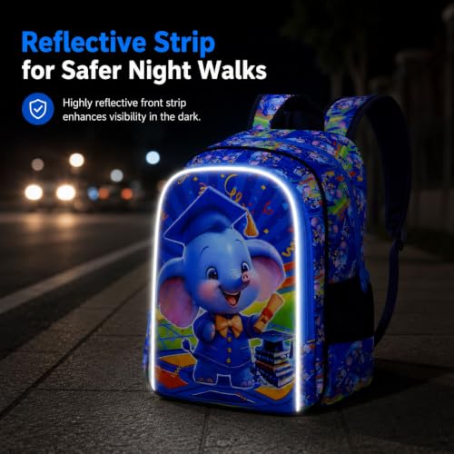 Image of AGSDON 3PCS Backpacks for Girls, 16 inch Elementary Kids Backpack Preschool School Bookbags and Lunch Box