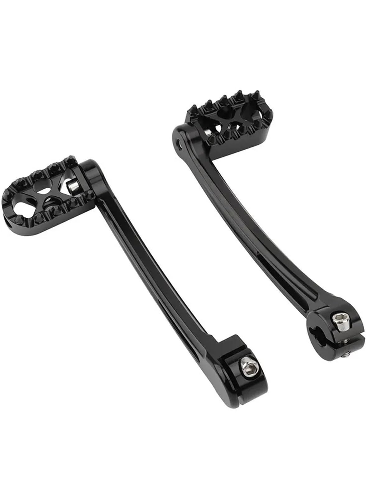 Xinqqdc Black Shift Peg Motorcycle Heel Toe Shift Lever Gear Shifter Pegs Fit For Harley Touring Road King Street Electra Glide Softail Trike Metal Gear Shifter Shift Lever(Black)