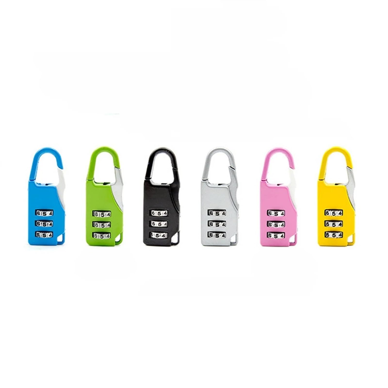 Cadenas à combinaison coloré avec mot de passe à 3 chiffres for sac à bagages, sac à dos, sac à main, valise, tiroir, armoire, Rarelock ZS25, 1 pièce(Blue)