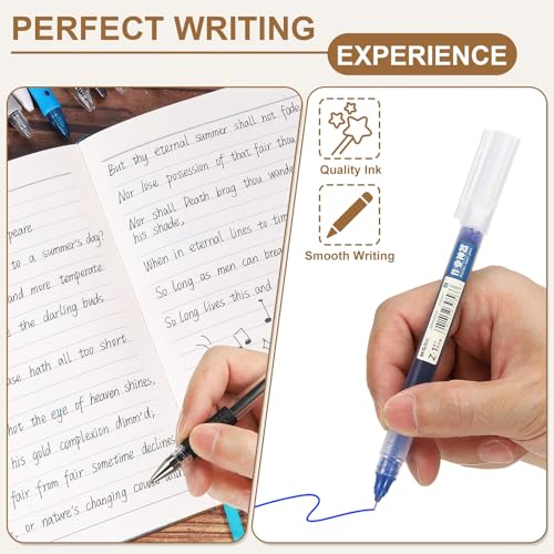 Bolígrafos de Gel Patikil 0.5mm, Pack de 12 Tinta Azul miniatura 4
