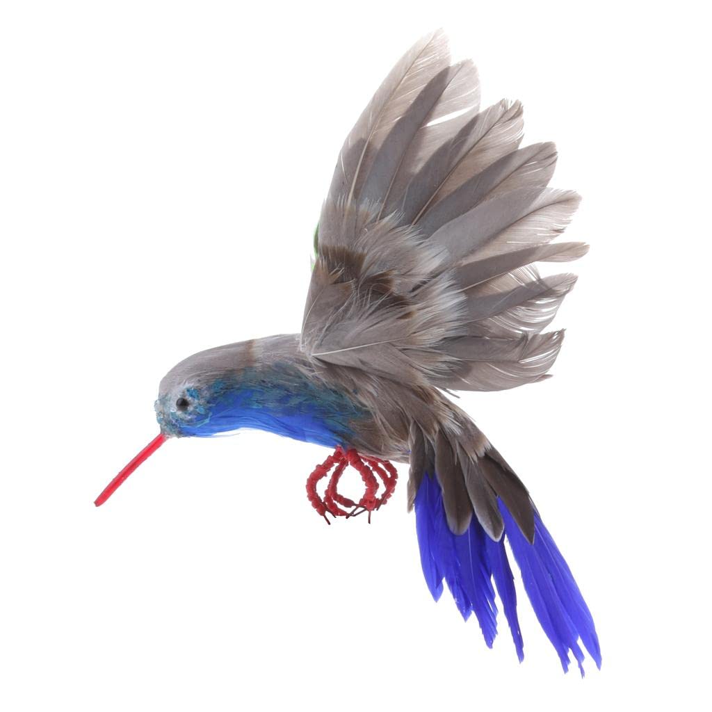 Artificial Feathered Spread WIngs Bird Taxidermy Home Garden Decor Ornament
