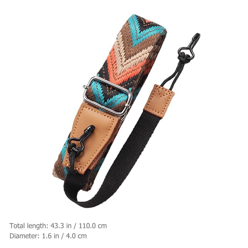 TOYANDONA Adjustable Ukulele Strap with Double J Hooks Soft Braided Shoulder Strap Fits 21 23 and 26 Inch Ukulele Instrument Accessory for Comfortable Playing - Image 2