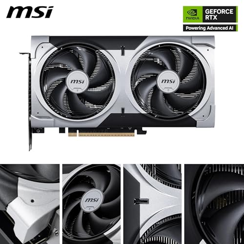 Placa de Vídeo MSI RTX 5060 Ti Ventus 2X OC Plus – 8GB GDDR7, Ray Tracing, DLSS 3, Dual Fan – 912-V536-024