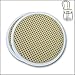 Nr. 2 sedute ricambio plastica per sedia Thonet, Seduta Rotonda, Bistrot in metallo | Paglia di Vienna | Montaggio a scatto+ Manuale per Manutenzione | Diam. cm 40 - Nr. 2 Bistrot Anello Bianco