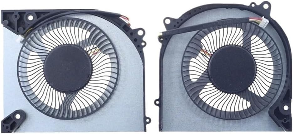 Laptop Cooling Fan ，Compatible for CLEVO NP55DB NP50DE NP55DE NP50D5 NP50PNJ Cooling Parts(CPU/GPU)