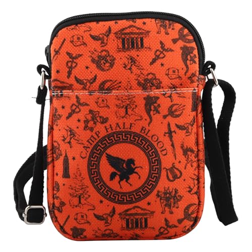 Sac à bandoulière Camp Half Blood en toile imprimée pour les passionnés de mythologie