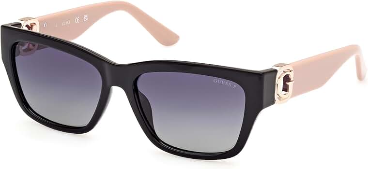 gu⭐︎ Amazon.com: Guess GU00105 05D shiny black 56/15/140 WOMAN