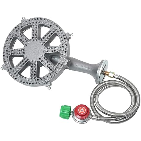 200000 BTU Brass Orifice Cast Iron Propane Burner Regulator DIY Projects