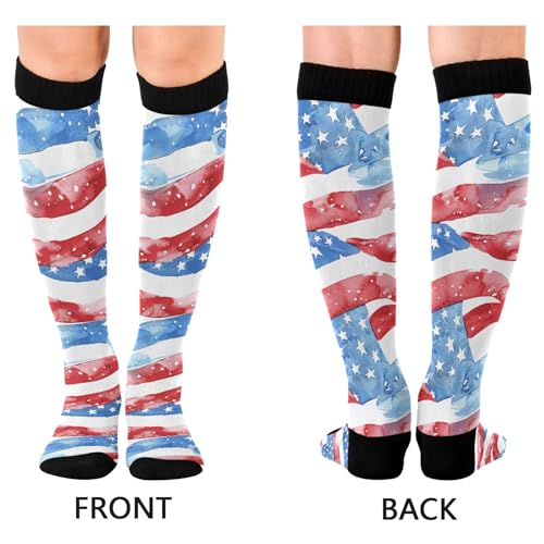 Image of JUNZAN Compression Socks Women Comfort Circulation Long Socks