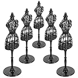 Présentoir pour mannequin de jupe de poupée – ce mannequin simple est idéal pour exposer robes, tailleurs, t-shirts, vêtements, etc., ainsi que de petits bustes de couture