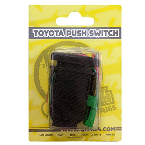 Ch4X4 Push Switch For Toyota Fj Cruiser 12V 3Amp - Bumper Lights Symbol - Amber Led #TOP3