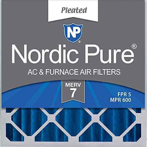 One-Day Sale: Up to 50% Off Nordic Pure 20x20x4 MERV 7 Pleated AC Furnace Air Filters 6 Pack