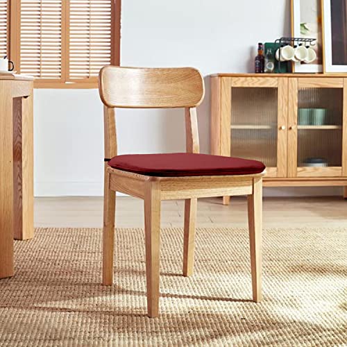 Basic Beyond Kitchen Chair Cushions Set Of 4, U Shaped Memory Foam Chair Cushion With Ties, 17 X 15 Inches Soft Plush Velvet Chair Pads For Dining Chairs(Red) #TOP6