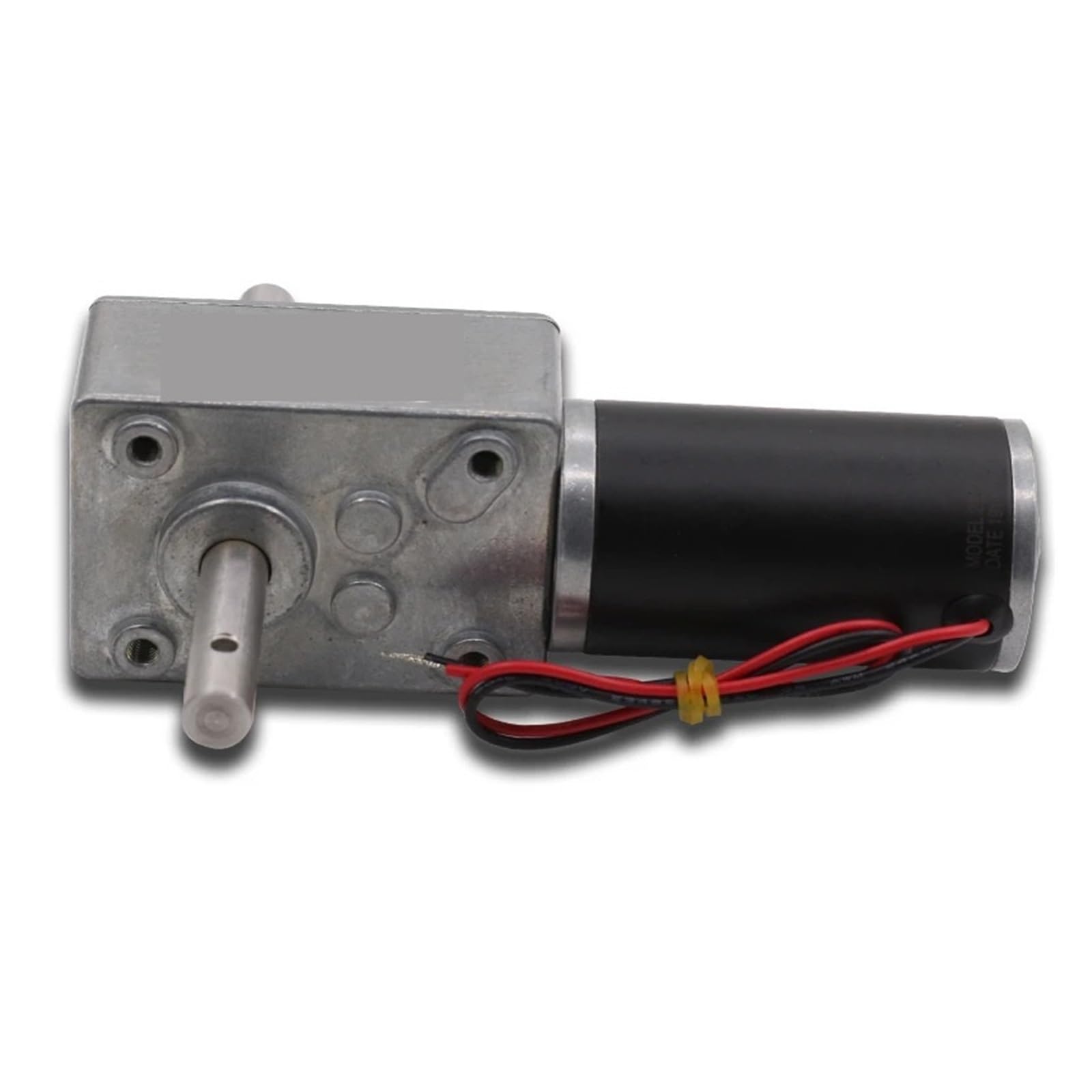 Motor de Engranaje helicoidal CC A58SW31ZYSK 6V 12V 24V DIY Bastidor automático 8MM Motor Modelo autoblocante de Doble Eje(16RPM,2480-24V)