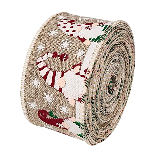 FNKDOR Weihnachtsbänder, Weihnachtsdekorationen, Geschenkverpackungen, Hochzeiten, Kränze und Heimwerkerarbeiten Ereignistabelle (A, One Size) Cover