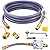 98523 97352 Natural Gas Conversion Kit Compatible with Monument Grills Model 41847NG 77352NG & Denali 605,Convert Your Grill from Propane to Natural Gas,10 Ft 1/2" ID Natural Gas Hose
