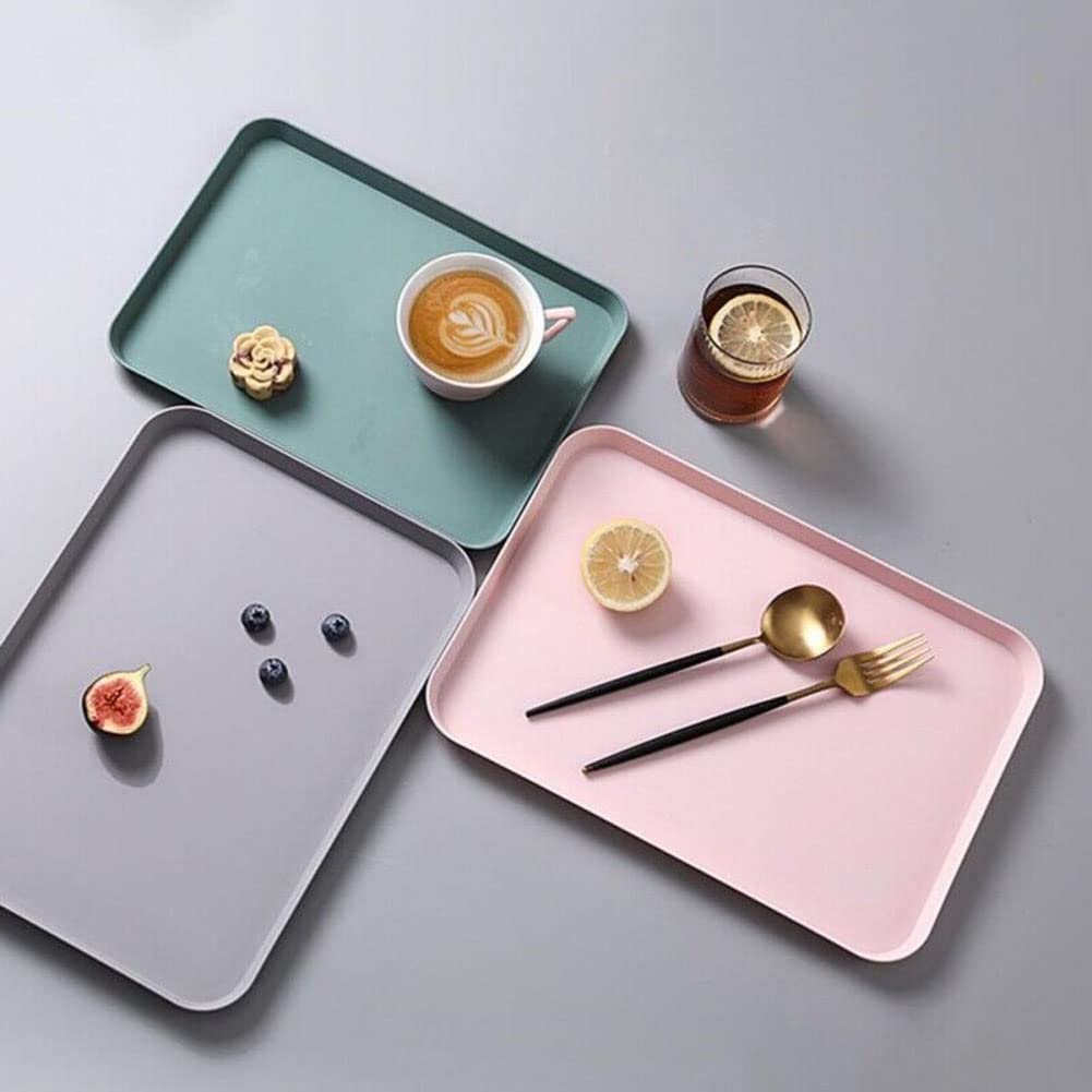 Plateau De Service Antidérapant En Plastique, Violet, 41 X 28,5[S54