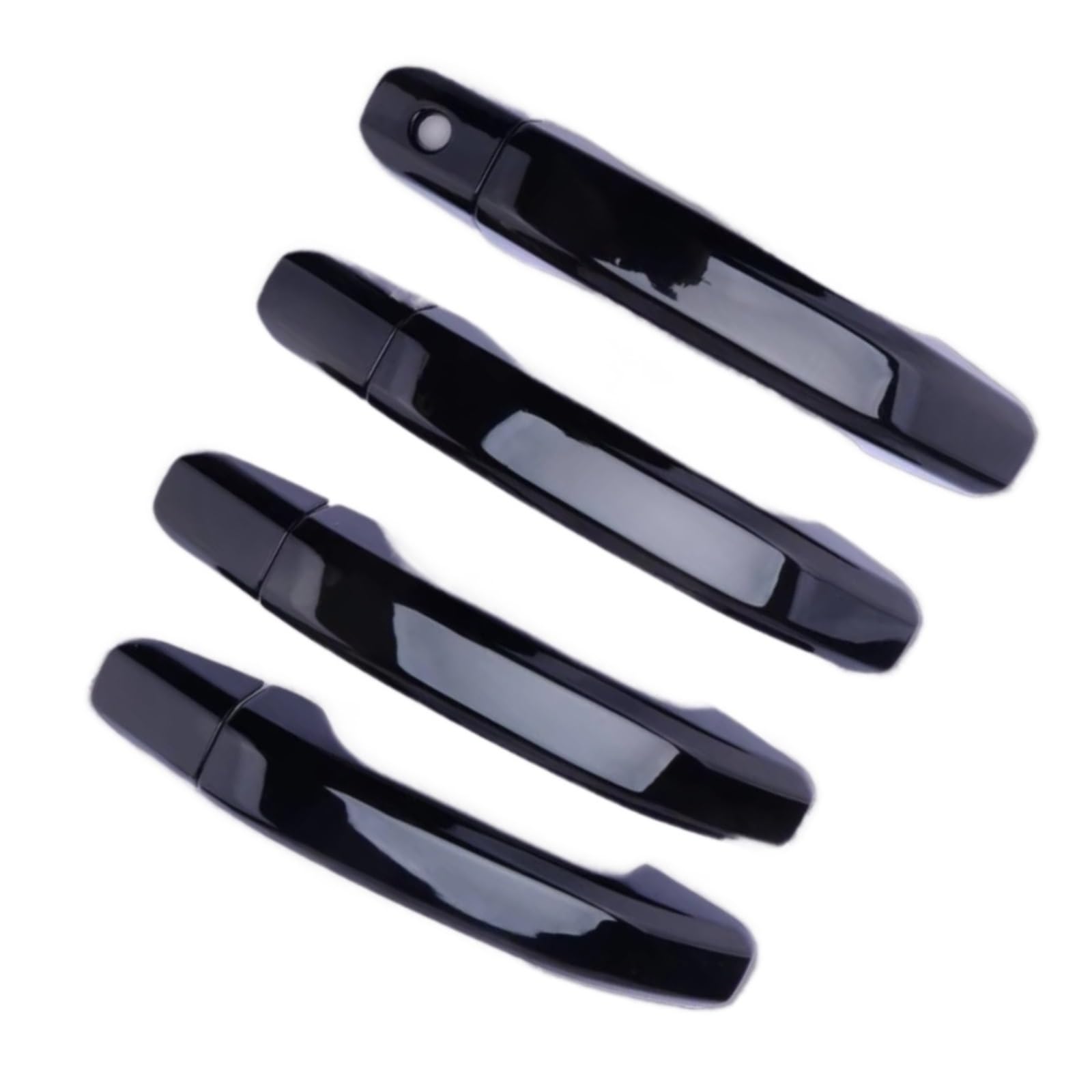 Cewsuio One Color Door Handle End Caps Compatible With Chevrolet For Silverado 4500/5500/6500 2019-2022 For Suburban 2015-2023 Exterior Door Handle Covers Trims Abs