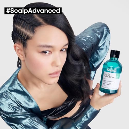 L'Oréal Professionnel, Anti-Fett-Shampoo, Dermo-Pflege, reinigend, für Kopfhaut & fettiges Haar, ohne Silikon, entgiftet & reinigt das Haar, Scalp Advanced, Serie Expert, 1500 ml