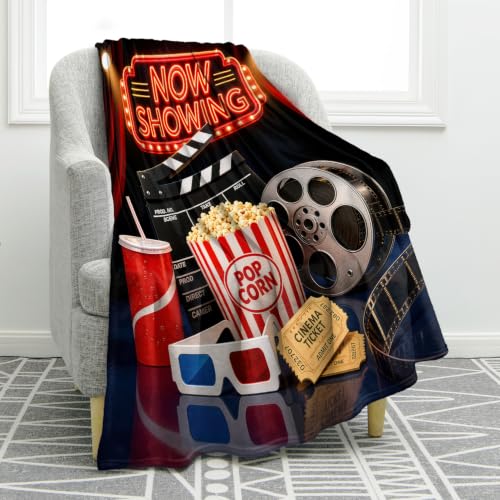 Jekeno Movie Gifts Blanket Cinema Throw Blanket