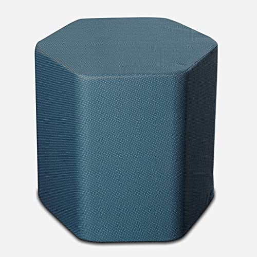 Urbanbed Hr Foam Standard Size 20 X18 X18 5 Hexagonal Pouf With Removable Cover Peach Amazon In Furniture