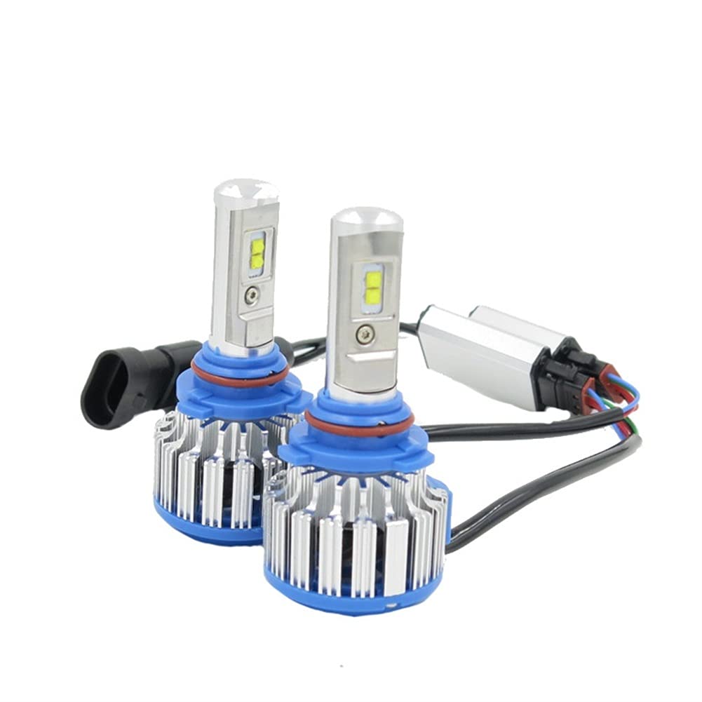 Żarówka ledowa Reflektory samochodowe H7 LED Auto Front Bulb Automobile Headlamp 6000K H1 H3 H7 H8 / H11 9005 9006 881 80W 8000LM Oświetlenie samochodu (Color : 6000K, Size : 12000LM_H4/9003/HB2 HI/